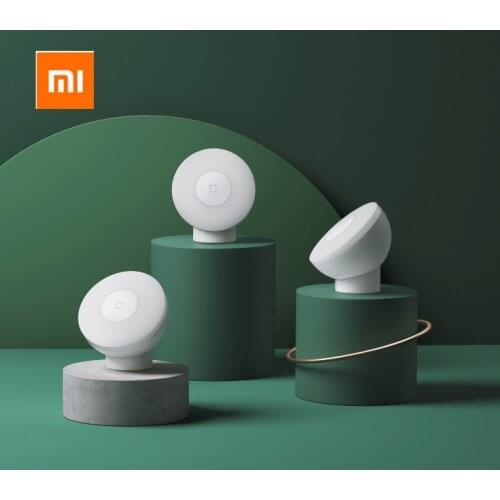 2019 New Xiaomi Mijia Led Induction Night Light 2 Lamp Adjustable Brightness Infrared Smart Human body sensor with Magnetic base