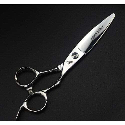 6" Barbers Hair Cutting Scissors High Quality Hair Scissors Professional Straight Scissors Hair Salon Tools Crocodile handle