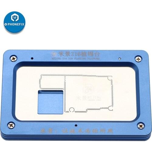 MJ Z16 BGA Reballing Jig Fixture for iPhone Repair Motherboard Maintenance Platform for iPhone 11pro/11pro MAX Reballing