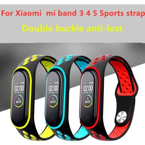 Breathable Strap For Xiaomi Mi Band 6 4 5 Smart Watch Wrist M3 M4 Plus Bracelet For Xiaomi MiBand 3 4 5 Miband Strap Replacement