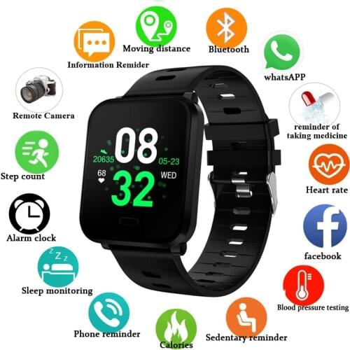 RGTOPONE 2019 Men Smart Watch IP68 Waterproof High-end Gift Bluetooth Sport Heart Rate Monitor Calls Reminder for Android iOS
