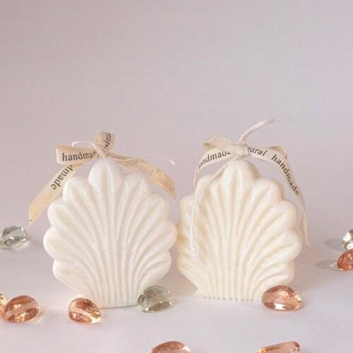 3D Seashell Candle Silicone Mold Resin Scallop Fondant Mold DIY Candle Soap Making Cake Decoration Tools Kitchen Accessories