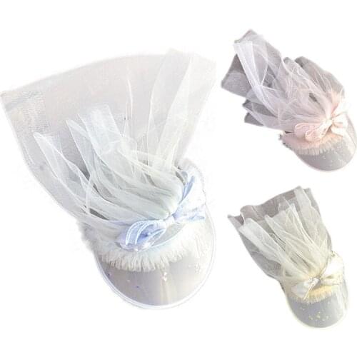 Toddler Girls Sun Visor Semi-closed Elastic Loop Sun Protection Hat Dropshipping