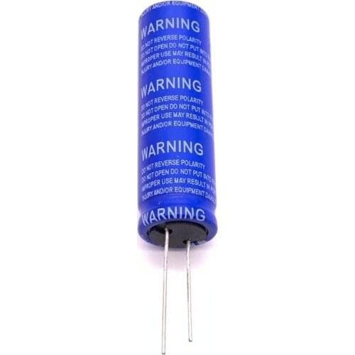 Super Farad Capacitor 2.7V 100F 18 x 60mm Low ESR High Frequency Ultracapacitor for Car Speaker Battery J0PB