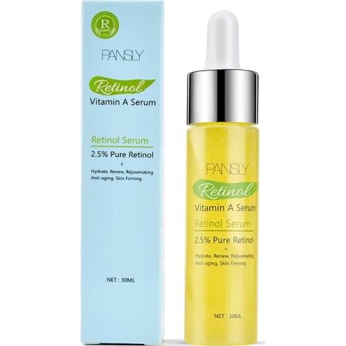 30ml 2.5% Retinol Face Serum Vitamin A Skin Moisturizing Essence Anti-Wrinkle Brighten Skin Reduce Wrinkles Fine Lines