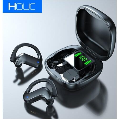 Houc New MD03 TWS Wireless Bluetooth Bluetooth 5.0 Earphones Headphone Noise Cancelling 9D HiFi Stereo With Microphone