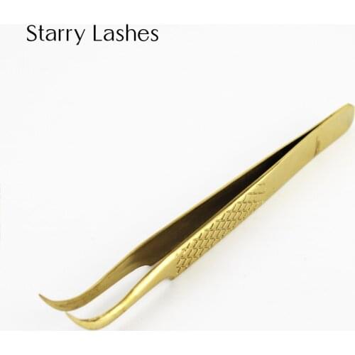Eyelash Extension Tweezers For Volume Lashes Stainless Steel 1 Piece Beauty Precision Tweezers Accurate Makeup Tools