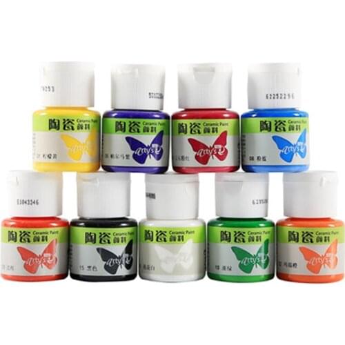 20ml ceramic pigment acrylic paint hand-painted DIY natural dry ceramic gold and silver hook line watercolor paint