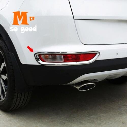 2016 2017 2018 For KIA Sportage 4 QL KX5 Back/Rear Fog Light Lamp Cover Trim ABS Chrome Auto Exterior Styling Accessories 2pcs