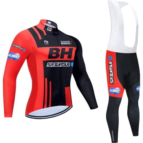 2021 BH Team Long Sleeve Cycling Jersey Men Mountain Bicycle Cycling Clothing Ropa Ciclismo Racing Bike Clothes Sportswear