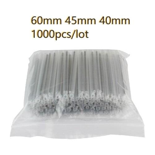 60mm 45mm 40mm 1000pcs/lot Bare Fiber Optic Fusion Protection Splice Sleeves Heat Shrink Tube