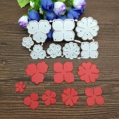 Flowers Metal Cutting Dies for DIY Scrapbooking Album Paper Cards Decorative Crafts Embossing Die Cuts