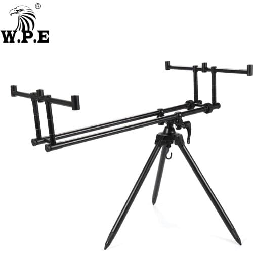 W.P.E Fishing Rod Holder Carp Fishing Pole Adjustable Retractable Telescopic Folding Stand Fishing Accessories Bracket Tackle