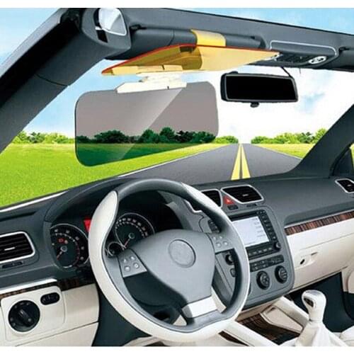 HD Car Sun Visor Auto Anti Dazzling Goggle Day / Night Version Mirrors Vehicle Clear View Dazzling Glass Goggles -Not Glass