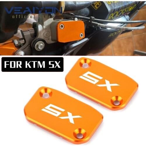 For KTM 125SX 150SX 2016 2017 2018 2019 2020 2021 CNC Front Brake Clutch Fluid Reservoir Cover Cap 250SX 2006 2007 2008-2021