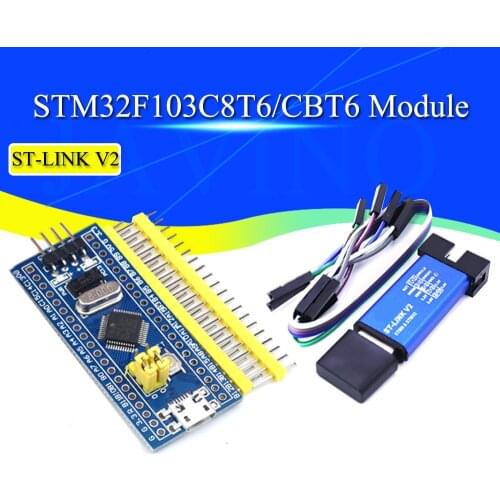 STM32F103C8T6 ARM STM32 Minimum System Development Board Module For Arduino DIY Kit ST-Link V2 Mini STM8 Simulator Download