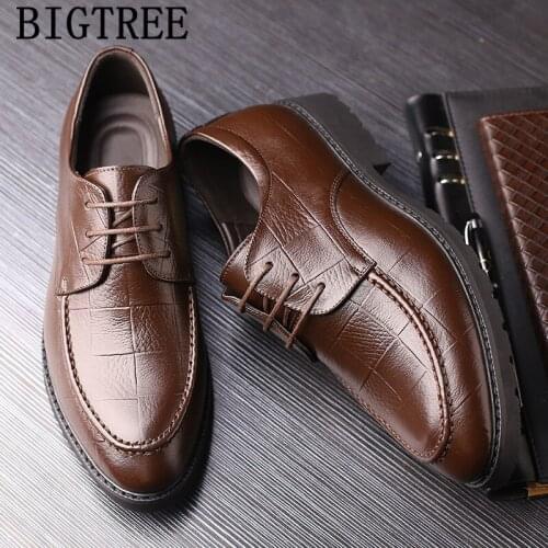 Formal Shoes Men Leather Wedding Dress Oxford Shoes For Men Italian Coiffeur Office Shoes Men Classic Zapatos Oxford Hombre Buty