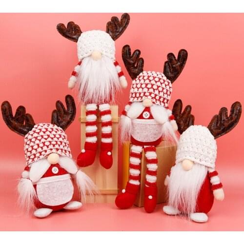 Christmas Decorations for Home Big Santa Claus Faceless Doll Children Xmas New Year Gift Navidad Natal New Year 2021