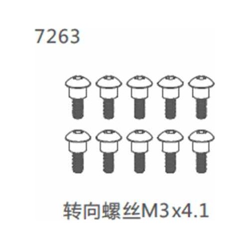 ZD racing #10421-S 10423-S 10427-S 9102 9103 9105 9106-S steering screw M3*4.1 7263