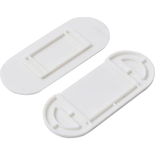 1pc White Power Strip Holder Punch-free Wall Hanging Hanger Hot Plug-in Patch Seamless Paste Panel Row Mounted Socket Wall G7G6