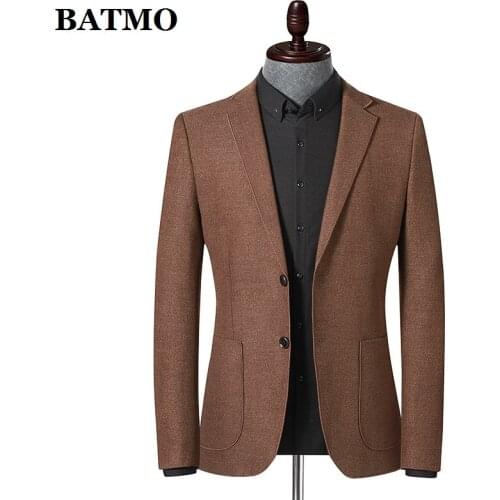 Batmo 2021 new arrival spring&utumn high quality casual blazer men,mens suits jackets ,casual jackets men plus-size M-4XL