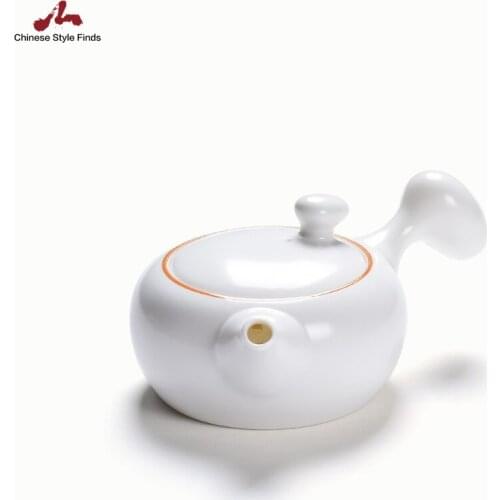 Tea Set ceramic teapot white kettle chinese tea pot porcelain teaset