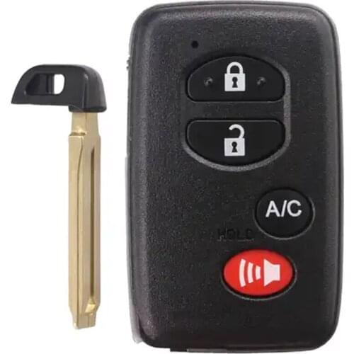 DAKATU 3+1 Button HOLD-A.C Trunk Smart Remote Shell TOY48 For TOYOTA CAMRY With Red Seek Car Button