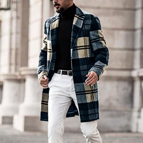 Dihope Mens Wool Coats