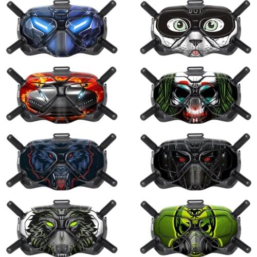 DJI FPV Googles V2 stickers decal skin protective Sticker cover PVC protective film accessories FPV accessory Scratch resistant
