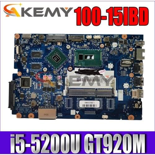 For Lenovo Ideapad 100-15IBD 100-15IBY B50-50 100-14IBD 100-14IBY CG410 CG510 NM-A681 Motherboard i5-5200U GT920M/2GB +2GB RAM