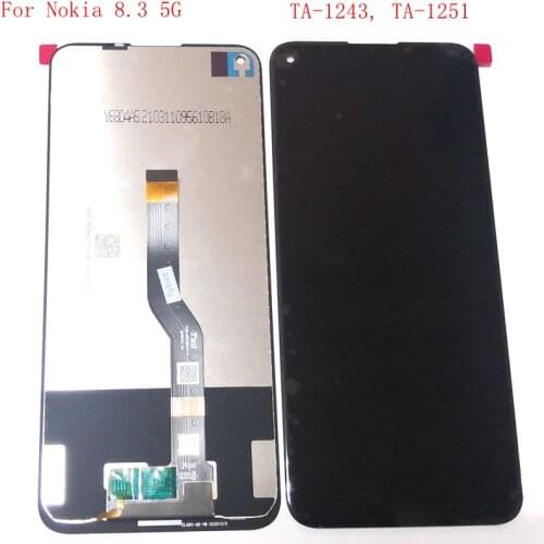 For Nokia 8.3 5G Lcd screen Display+Touch Glass DIgitizer Full TA-1243 TA-1251