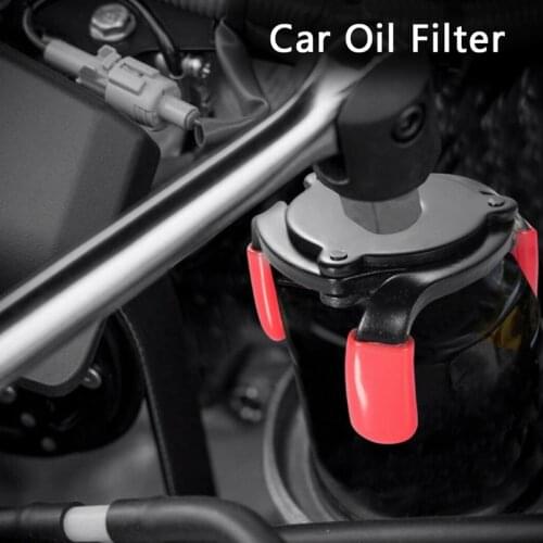 Removal 3 Jaw Oil Filter Wrench 63-102mm One Way Repair Tools Torque Auto-Adjust Oil Filter Wrench Car Repair Tool