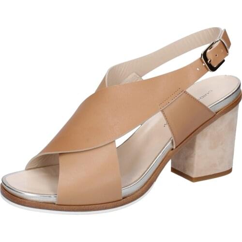 GUIDO SGARIGLIA sandals women brown leather
