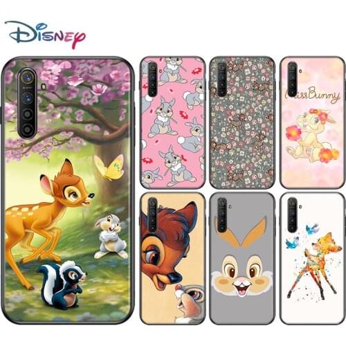 Black Soft Bambi Thumper For OPPO F5 F7 F9 F11 F15 F17 R9S R15 R15X R17 RX17 K1 K3 K5 Pro Neo Phone Case