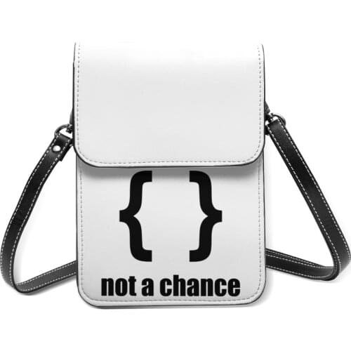 Hacker Shoulder Bag Shopping Leather Mobile Phone Bag Student Fashion Vintage Bags