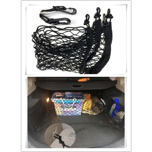 New Style Car styling Nylon Trunk Storage Elastic Mesh Net 4 Hooks For Volvo V40 V60 V70 V90 XC40 XC60 XC70 XC90 Accessories