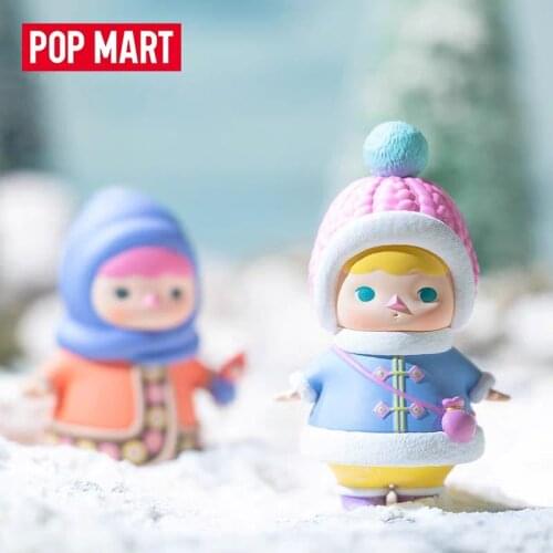 Original POPMART PUCKY Elf Winter Baby Series Blind Box Toys Model Confirm Style Cute Anime Figure Gift Surprise Box