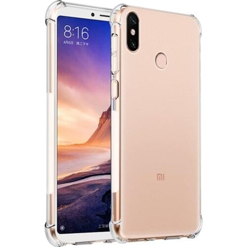 For Xiaomi Mi Max 3 Max3 Anti-knock Phone Case for Xiaomi Mi Max 3 Max3 4GB 64GB 6GB 128GB Transparent cover Case