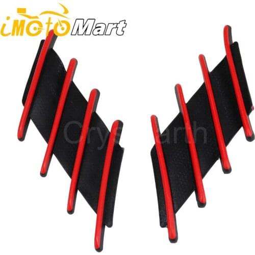 Motorcycle Rubber Vintage Gas Tank Knee Pads Side Panel Traction Pad Sticker Decorative For Harley Cafe Racer Classic Universal