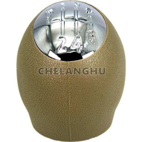 Gear Knob For Renault MEGANE SCENIC LAGUNA ESPACE MASTER VAUXHAL OPEL MOVANO VIVARO New 6 Speed Car Gear Stick Shift Knob Beige