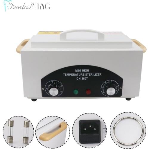 Nail Sterilizer Dry Heat SterilizatioN High Temperature Disinfection Box For Manicure Salon Equipment Nail Metal Tool