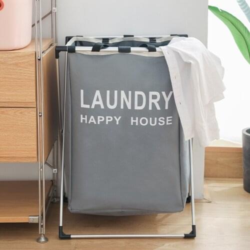 Fabric Laundry Baskets Sections Calapsable Organizer Laundry Baskets Sorter Storage Cesto Ropa Household Products EH60LB
