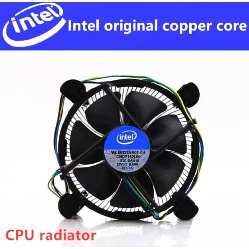 High QualitySORBANG CPU radiator Intel original aluminum and copper core Compatible with Intel 115x motherboard