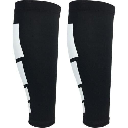 1 PC Unisex Knee Sleeve Compression Socks Knee High Support Stockings Unisex Athletic Cycling Shin Knee Guard Calf Sleeve