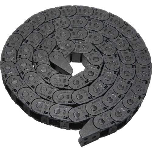 1pc 1M 10*11mm Mini Energy Chain Nylon Drag Chain CNC 3D Printer Tank Chain For CNC Machine Tool Black Hot Sale