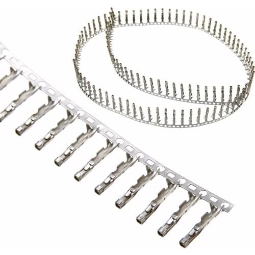 100pcs/sets Pitch 2.54mm 1 Pin Single Row Dupont Jumper Wire Cable Female Pin Connector Terminal for Dupont Jumper Wire Cable