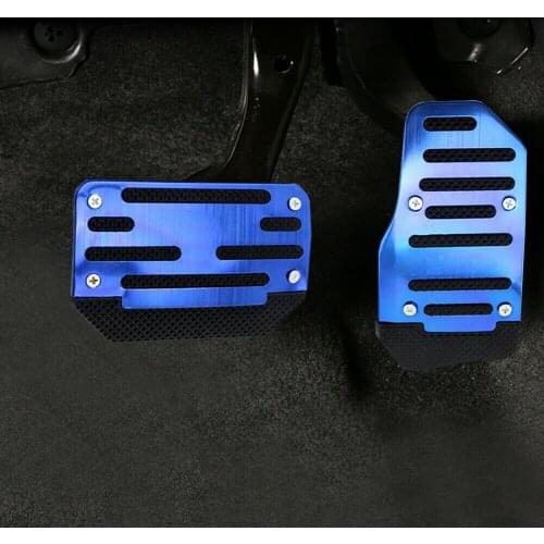 2pcs/set Universal Car Brake Accelerator Pedal Non-slip Automatic Pedal Pad Cover Accelerator Car Pedal Cover Kit Car Styling