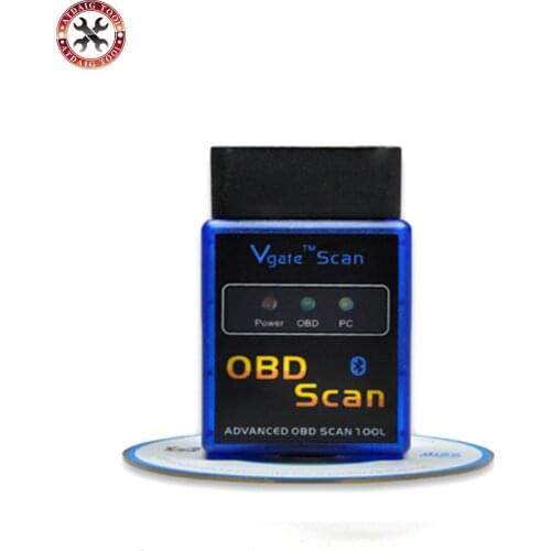 2019 New MINI Vgate ELM 327 V2.1 Bluetooth Vgate Scan OBD2 / OBDII ELM327 Code Scanner BT 16pin android Adapter