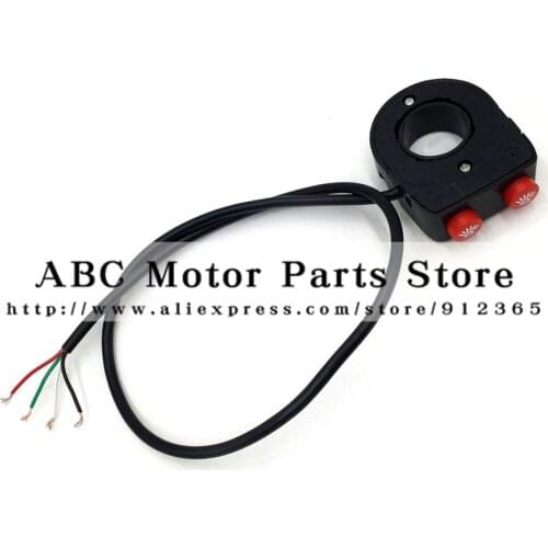 7/8'' 22mm Motorcycle Bike Handlebar On Off Button Head Spot Fog Light Switch