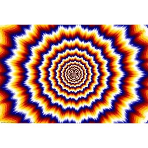 5D DIY Diamond Painting Fractal Illusion Trippy Acid Lsd Psychedelic Full Drill Diamond Embroidery Cross Stitch Kits Home Decor